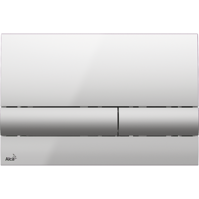 Alcaplast M1713 nyomólap, fényes/matt króm