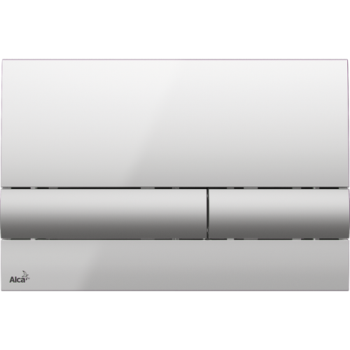 Alcaplast M1713 nyomólap, fényes/matt króm