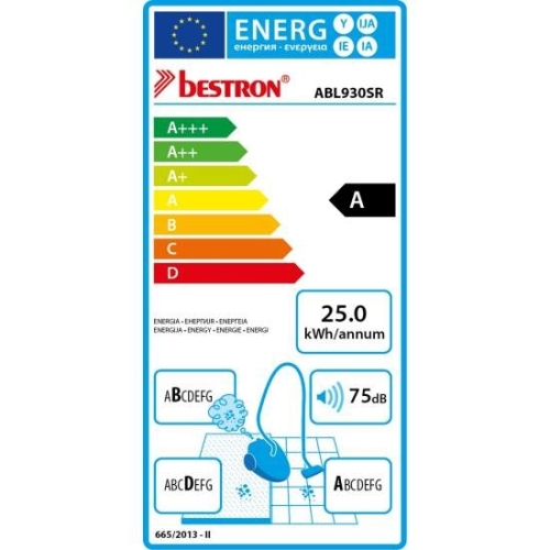 Bestron ABL930SR ECOSENZO PLUS PORSZÍVÓ