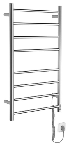 Sapho REDONDO 500x900mm elektromos törölközőszárító radiátor időzítővel, inox ER220T