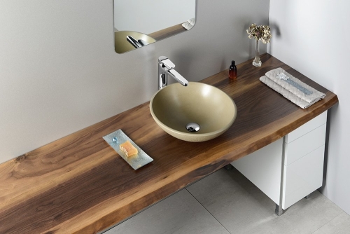 Sapho FORMIGO beton mosdó, 41cm, okker (FG001)