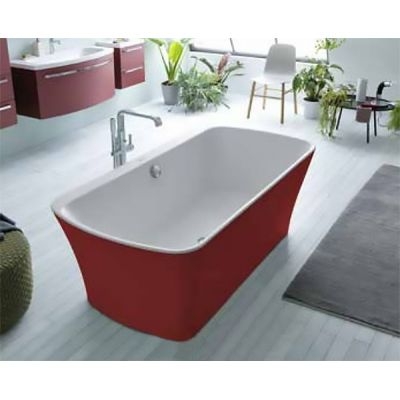 Kolpa-San Marilyn-FS 180x90/MO RED/WH szabadon álló fürdőkád levegő masszázs rendszerrel 592240