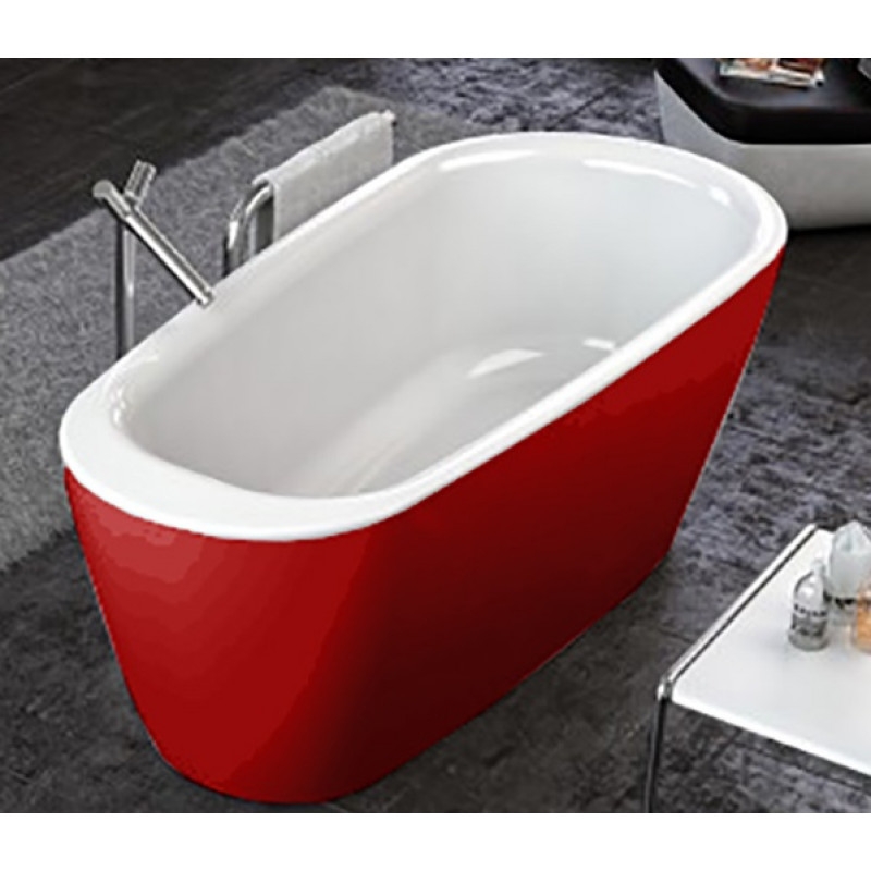 Kolpa-San Adonis-FS 180x80/O RED/WHITE szabadon álló fürdőkád 711370