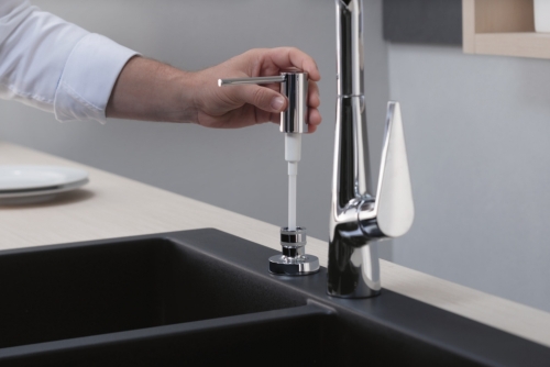 Hansgrohe A51 folyékony szappan és mosogatószer adagoló, króm 40448000