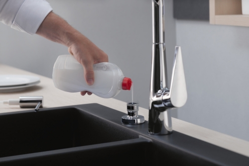 Hansgrohe A51 folyékony szappan és mosogatószer adagoló, króm 40448000