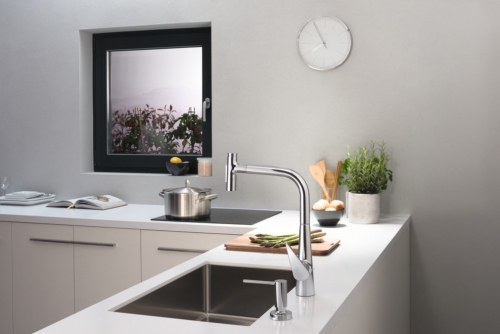 Hansgrohe A51 folyékony szappan és mosogatószer adagoló, króm 40448000