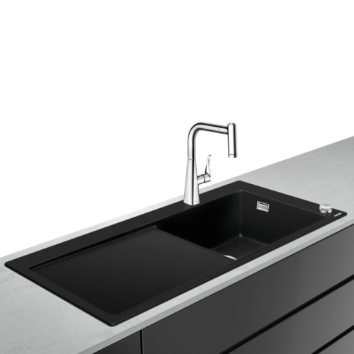 Hansgrohe C51-F450-03 mosogató és csaptelep kombináció 450 Select szett 43214000