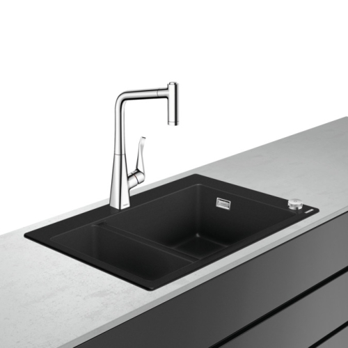 Hansgrohe C51-F635-04 mosogató és csaptelep kombináció 180/450 Select szett 43215000