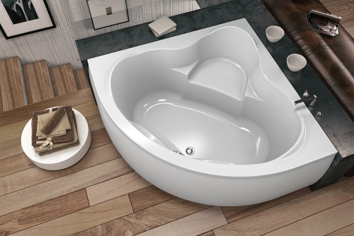 Kolpa-San Loco 150/M-1 Beépíthető sarokkád vízmasszázs rendszerrel 950780