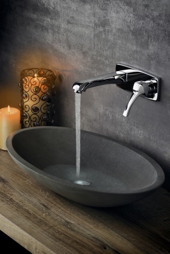 Sapho DREAMART falbaépített mosdócsaptelep, króm DA004