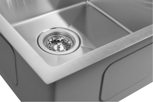 Sapho KIVA beépíthető mosogatótálca 79x48x20 cm, rozsdamentes acél (EP829L)