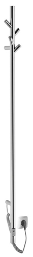Sapho PASADOR Elektromos álló fürdőköpeny, törölköző szárító időzítővel, 150 x1500mm, 30W, inox (ER175T)