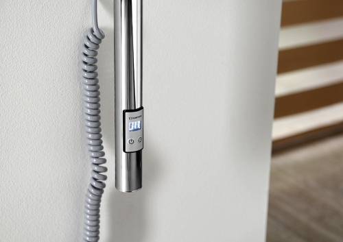 Sapho PASADOR Elektromos álló fürdőköpeny, törölköző szárító időzítővel, 150 x1500mm, 30W, inox (ER175T)