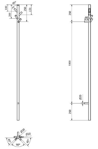 Sapho PASADOR Elektromos álló fürdőköpeny, törölköző szárító időzítővel, 150 x1500mm, 30W, inox (ER175T)