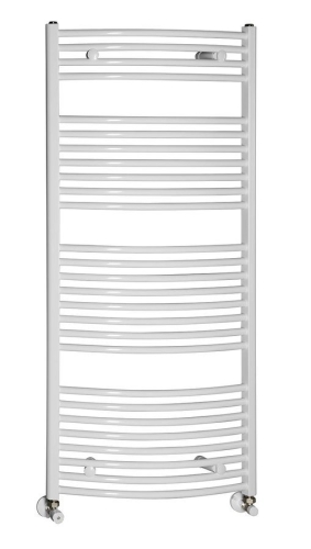 AQUALINE Fürdőszobai radiátor, 600x1322mm, 722W, íves fehér ILO36E