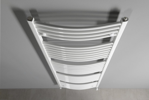 Sapho AQUALINE ORBIT 450x1700mm íves fürdőszobai radiátor, fehér ILO64E