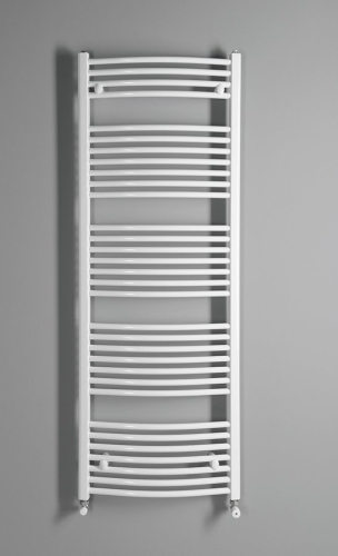 Sapho AQUALINE ORBIT 450x1700mm íves fürdőszobai radiátor, fehér ILO64E