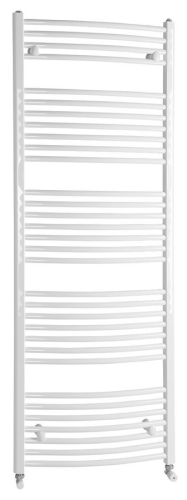 Sapho AQUALINE ORBIT 450x1700mm íves fürdőszobai radiátor, fehér ILO64E