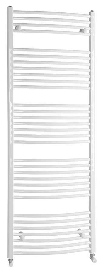 Sapho AQUALINE ORBIT 750x1700mm íves fürdőszobai radiátor, fehér ILO67E