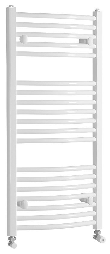 Sapho AQUALINE ORBIT 600x986mm íves fürdőszobai radiátor, fehér ILO96E
