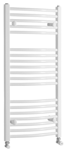 Sapho AQUALINE ORBIT 600x986mm íves fürdőszobai radiátor, fehér ILO96E