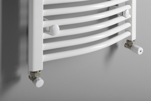 Sapho AQUALINE ORBIT 600x986mm íves fürdőszobai radiátor, fehér ILO96E
