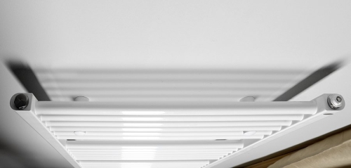 AQUALINE Fürdőszobai radiátor, 450x1322mm, 564W, egyenes fehér (ILR34E)