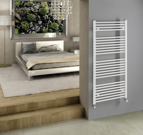 Sapho AQUALINE DIRECT 750x1322mm egyenes fürdőszobai radiátor, fehér ILR37E