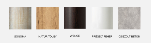 Tboss Sparta 40 alsószekrény kerámia mosdóval, prégelt fehér