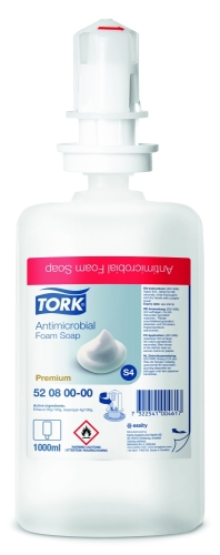 Tork fertőtlenítő habszappan (biocid hatású) 520801