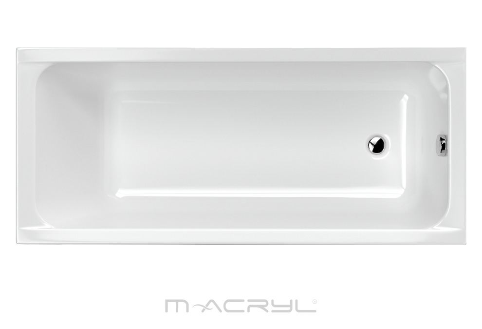 M-Acryl Eco 150x70 egyenes kád kádlábbal (12380)