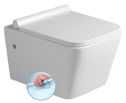 Sapho PORTO rimless fali wc Soft Close Slim wc ülőkével PZ102R