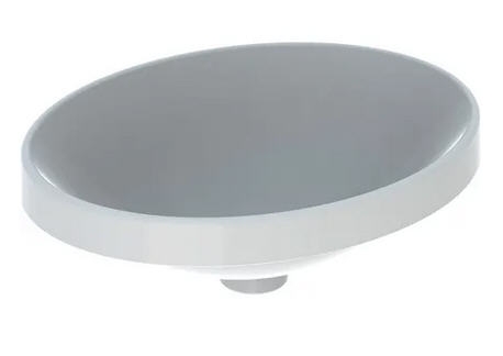 Geberit VariForm 50x40 cm ovális beépíthető mosdó túlfolyó nélkül 500.711.01.2