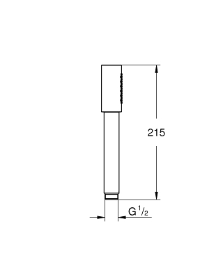 Grohe Sena Stick fém kézizuhany 28341000