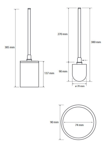 Bemeta White wc kefetartó, fehér 104913094 (XW302)