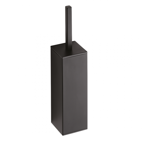 Sapho BEMETA NERO WC kefetartó álló vagy falra szerelhető, 80x400x80mm, fekete 135913090