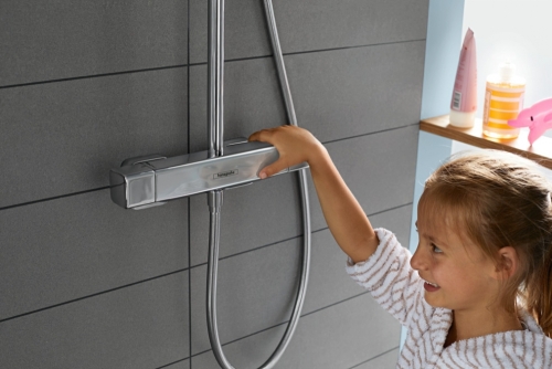 Hansgrohe Croma E Showerpipe 280 1jet termosztátos zuhanyrendszer 27630000