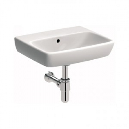 Geberit Selnova Square 55x44 cm mosdó szögletes, csaplyuk nélkül 500.291.01.1