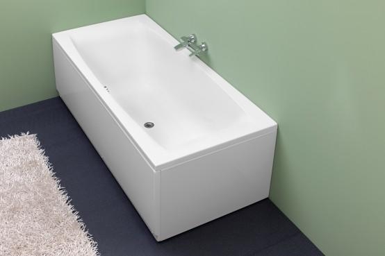 Kolpa-San Aida 180x80/MO-2 Előlapos egyenes fürdőkád kombinált masszázs rendszerrel 993950