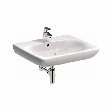 Geberit Selnova Comfort 65x55 cm mosdó mozgáskorlátozottaknak, túlfolyóval 500.292.01.1