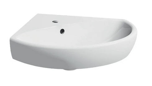 Geberit Selnova 59x56 cm sarok kézmosó 500.327.01.1