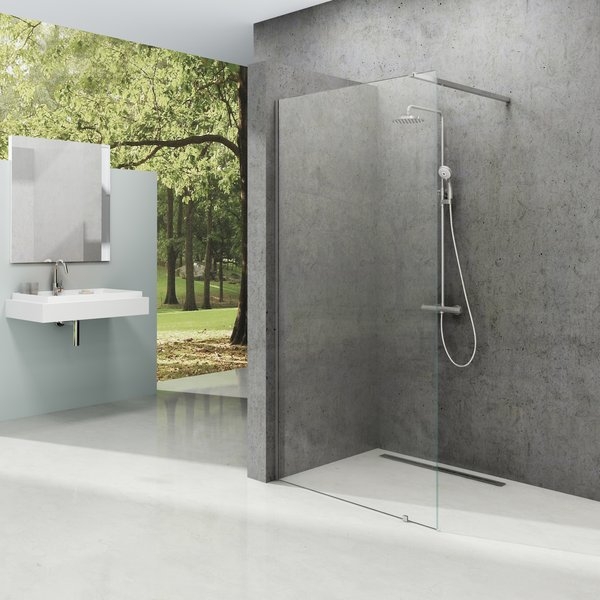 Ravak Walk In-Wall-110 zuhanyfal, fekete GW9WD0300Z1
