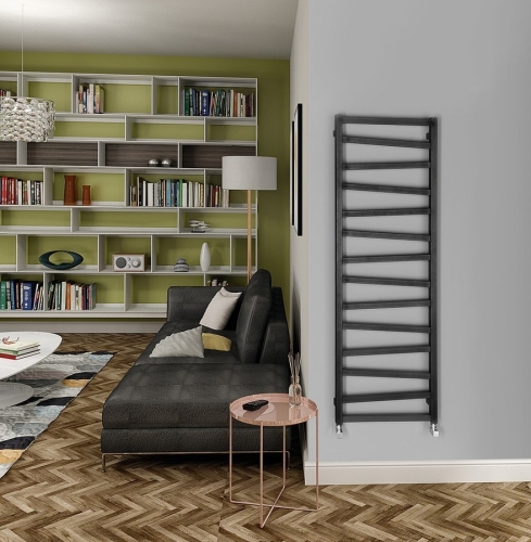 Sapho ZIG 500x1572mm fürdőszobai radiátor, struktúrált antracit ZG516A