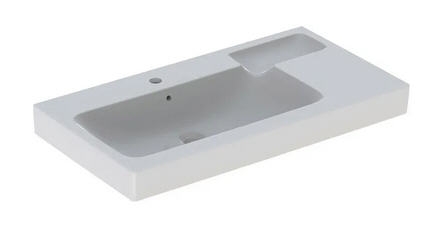 Geberit iCon 90x48,5 cm mosdó pakolófelülettel és dekor tállal, jobb pakolóval 124190000