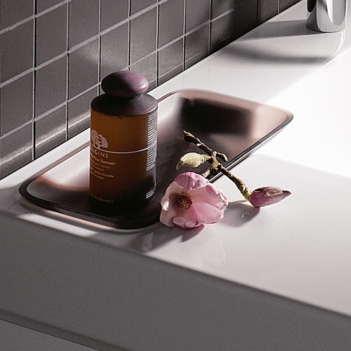 Geberit iCon 90x48,5 cm mosdó pakolófelülettel és dekor tállal, bal pakolóval 124195000