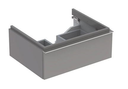 Geberit iCon alsó szekrény mosdóhoz, egy fiókkal, platina 840262000