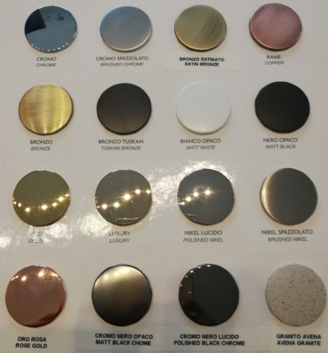 BUGNATESE COMPLEMENTI DARREDO fali folyékonyadagoló matt üveg betéttel, bronz 24804BR