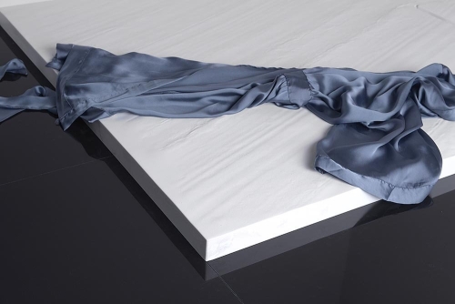 POLYSAN ACORA 120x90x3,5cm öntöttmárvány zuhanytálca, fehér AC005