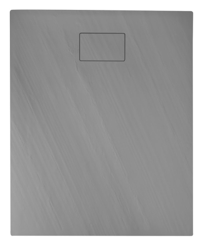 POLYSAN ACORA 120x90x3,5cm öntöttmárvány zuhanytálca, szürke AC025