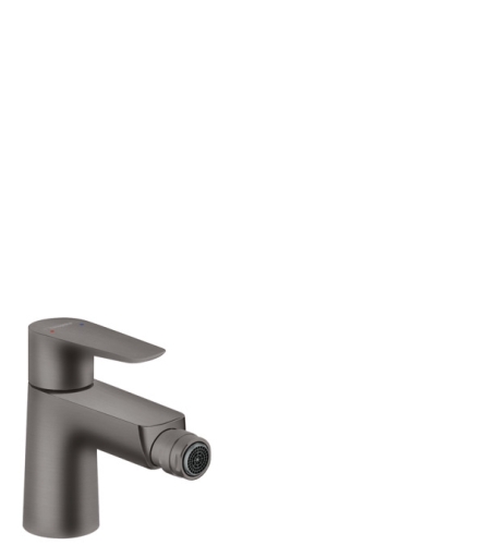 Hansgrohe Talis E Egykaros bidécsaptelep automata lefolyó-garnitúrával, szálcsiszolt fekete króm 71720340